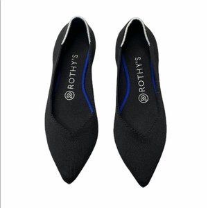 Rothy’s The Point Black Solid Flats